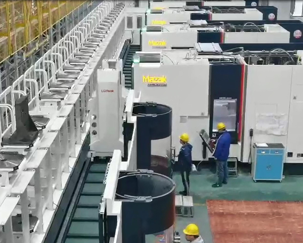 MAZAK-FMS flexible production line